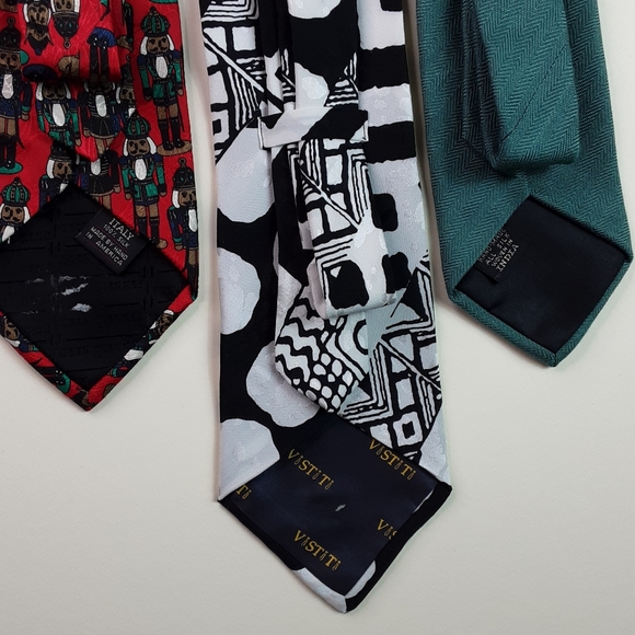 3 Vintage Silk Ties - Picture 4 of 5
